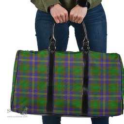 Scottish Strange of Balkaskie Clan Tartan Travel Bag - Classic Scottish Plaid Tartan Plaid