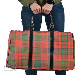 Scottish Grant Ancient Clan Tartan Travel Bag - Classic Scottish Plaid Tartan Plaid