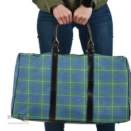 Scottish MacIntyre Hunting Ancient Clan Tartan Travel Bag - Classic Scottish Plaid Tartan Plaid