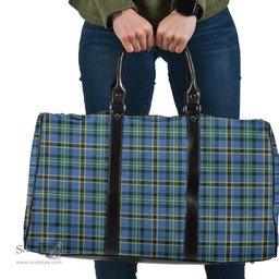 Scottish Weir Ancient Clan Tartan Travel Bag - Classic Scottish Plaid Tartan Plaid