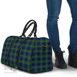Scottish Johnston Modern Clan Tartan Travel Bag - Classic Scottish Plaid Tartan Plaid