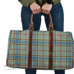 Scottish Balfour Blue Clan Tartan Travel Bag - Classic Scottish Plaid Tartan Plaid