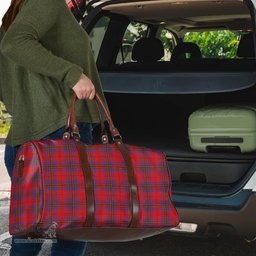 Scottish Leslie Modern Clan Tartan Travel Bag - Classic Scottish Plaid Tartan Plaid