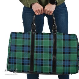 Scottish Graham of Menteith Ancient Clan Tartan Travel Bag - Classic Scottish Plaid Tartan Plaid