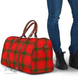 Scottish MacDonald of Sleat Clan Tartan Travel Bag - Classic Scottish Plaid Tartan Plaid