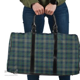 Scottish Kennedy Modern Clan Tartan Travel Bag - Classic Scottish Plaid Tartan Plaid