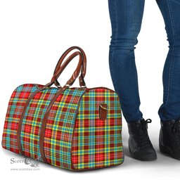 Scottish Ogilvie Clan Tartan Travel Bag - Classic Scottish Plaid Tartan Plaid