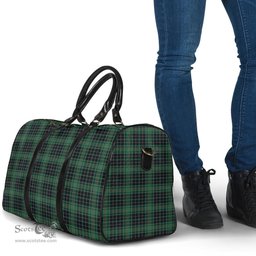 Scottish MacAulay Hunting Ancient Clan Tartan Travel Bag - Classic Scottish Plaid Tartan Plaid