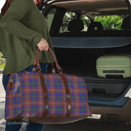 Scottish Chisholm Hunting Modern Clan Tartan Travel Bag - Classic Scottish Plaid Tartan Plaid