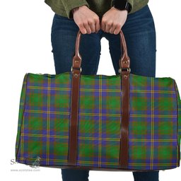 Scottish Strange of Balkaskie Clan Tartan Travel Bag - Classic Scottish Plaid Tartan Plaid