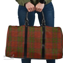 Scottish Drummond Clan Clan Tartan Travel Bag - Classic Scottish Plaid Tartan Plaid