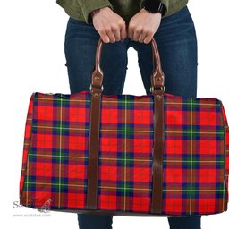 Scottish Ruthven Modern Clan Tartan Travel Bag - Classic Scottish Plaid Tartan Plaid