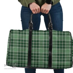 Scottish MacDonald Lord of the Isles Hunting Clan Tartan Travel Bag - Classic Scottish Plaid Tartan Plaid