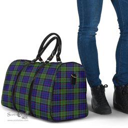 Scottish Newman Clan Tartan Travel Bag - Classic Scottish Plaid Tartan Plaid
