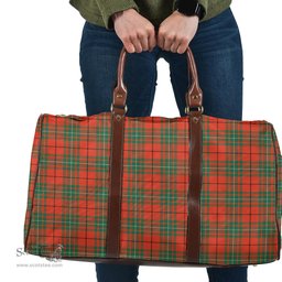 Scottish MacAulay Ancient Clan Tartan Travel Bag - Classic Scottish Plaid Tartan Plaid