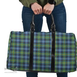 Scottish MacNeill of Barra Ancient Clan Tartan Travel Bag - Classic Scottish Plaid Tartan Plaid
