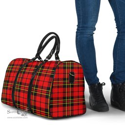 Scottish Brodie Modern Clan Tartan Travel Bag - Classic Scottish Plaid Tartan Plaid