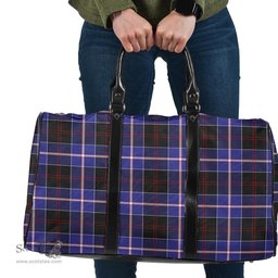 Scottish Dunlop Modern Clan Tartan Travel Bag - Classic Scottish Plaid Tartan Plaid