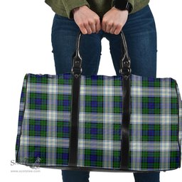 Scottish Blackwatch Dress Modern Clan Tartan Travel Bag - Classic Scottish Plaid Tartan Plaid
