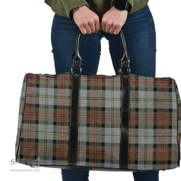 Scottish MacLeod of Harris Weathered Clan Tartan Travel Bag - Classic Scottish Plaid Tartan Plaid
