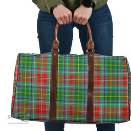 Scottish Muirhead Clan Tartan Travel Bag - Classic Scottish Plaid Tartan Plaid