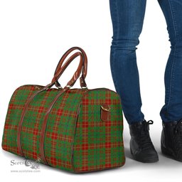 Scottish Fulton Clan Tartan Travel Bag - Classic Scottish Plaid Tartan Plaid