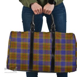 Scottish Balfour Modern Clan Tartan Travel Bag - Classic Scottish Plaid Tartan Plaid