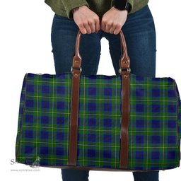 Scottish Johnston Modern Clan Tartan Travel Bag - Classic Scottish Plaid Tartan Plaid