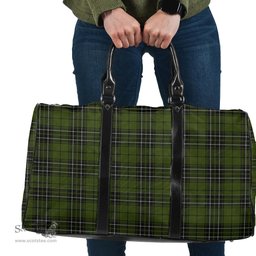 Scottish MacLean Hunting Clan Tartan Travel Bag - Classic Scottish Plaid Tartan Plaid