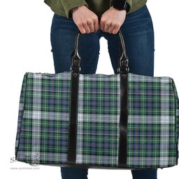 Scottish MacKenzie Dress Ancient Clan Tartan Travel Bag - Classic Scottish Plaid Tartan Plaid