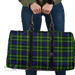 Scottish Campbell of Breadalbane Modern Clan Tartan Travel Bag - Classic Scottish Plaid Tartan Plaid