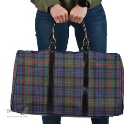 Scottish Fletcher of Dunans Clan Tartan Travel Bag - Classic Scottish Plaid Tartan Plaid