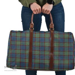 Scottish Nicolson Hunting Ancient Clan Tartan Travel Bag - Classic Scottish Plaid Tartan Plaid