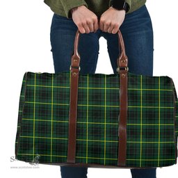 Scottish MacArthur Modern Clan Tartan Travel Bag - Classic Scottish Plaid Tartan Plaid