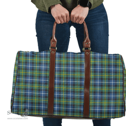 Scottish MacNeill of Barra Ancient Clan Tartan Travel Bag - Classic Scottish Plaid Tartan Plaid