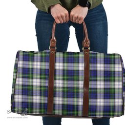 Scottish Gordon Dress Modern Clan Tartan Travel Bag - Classic Scottish Plaid Tartan Plaid