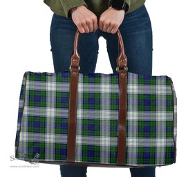 Scottish Blackwatch Dress Modern Clan Tartan Travel Bag - Classic Scottish Plaid Tartan Plaid
