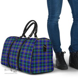 Scottish Weir Modern Clan Tartan Travel Bag - Classic Scottish Plaid Tartan Plaid