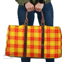 Scottish MacMillan Clan Clan Tartan Travel Bag - Classic Scottish Plaid Tartan Plaid