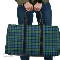 Scottish Campbell Ancient 02 Clan Tartan Travel Bag - Classic Scottish Plaid Tartan Plaid