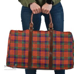 Scottish Nicolson Ancient Clan Tartan Travel Bag - Classic Scottish Plaid Tartan Plaid