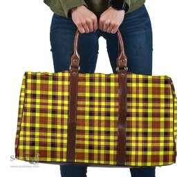 Scottish Jardine Clan Tartan Travel Bag - Classic Scottish Plaid Tartan Plaid