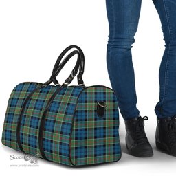Scottish Colquhoun Ancient Clan Tartan Travel Bag - Classic Scottish Plaid Tartan Plaid
