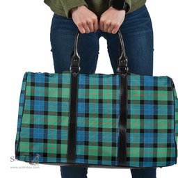 Scottish Gunn Ancient Clan Tartan Travel Bag - Classic Scottish Plaid Tartan Plaid