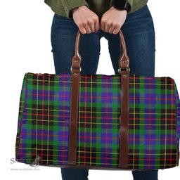 Scottish Brodie Hunting Modern Clan Tartan Travel Bag - Classic Scottish Plaid Tartan Plaid