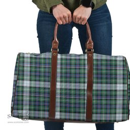 Scottish MacKenzie Dress Ancient Clan Tartan Travel Bag - Classic Scottish Plaid Tartan Plaid
