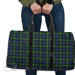 Scottish MacKenzie Modern Clan Tartan Travel Bag - Classic Scottish Plaid Tartan Plaid