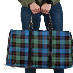 Scottish Guthrie Ancient Clan Tartan Travel Bag - Classic Scottish Plaid Tartan Plaid