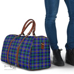 Scottish Weir Modern Clan Tartan Travel Bag - Classic Scottish Plaid Tartan Plaid