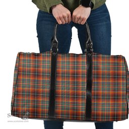 Scottish Innes Ancient Clan Tartan Travel Bag - Classic Scottish Plaid Tartan Plaid